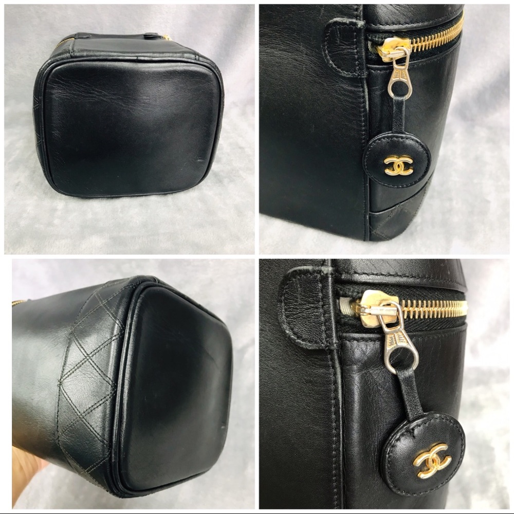CHANEL  LAMBSKIN VANITY  CASE VGC - Picture 7 of 8